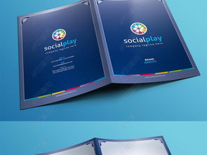 企業VI品牌形象包裝設計模板 高清AI素材下載與網絡技術服務指南